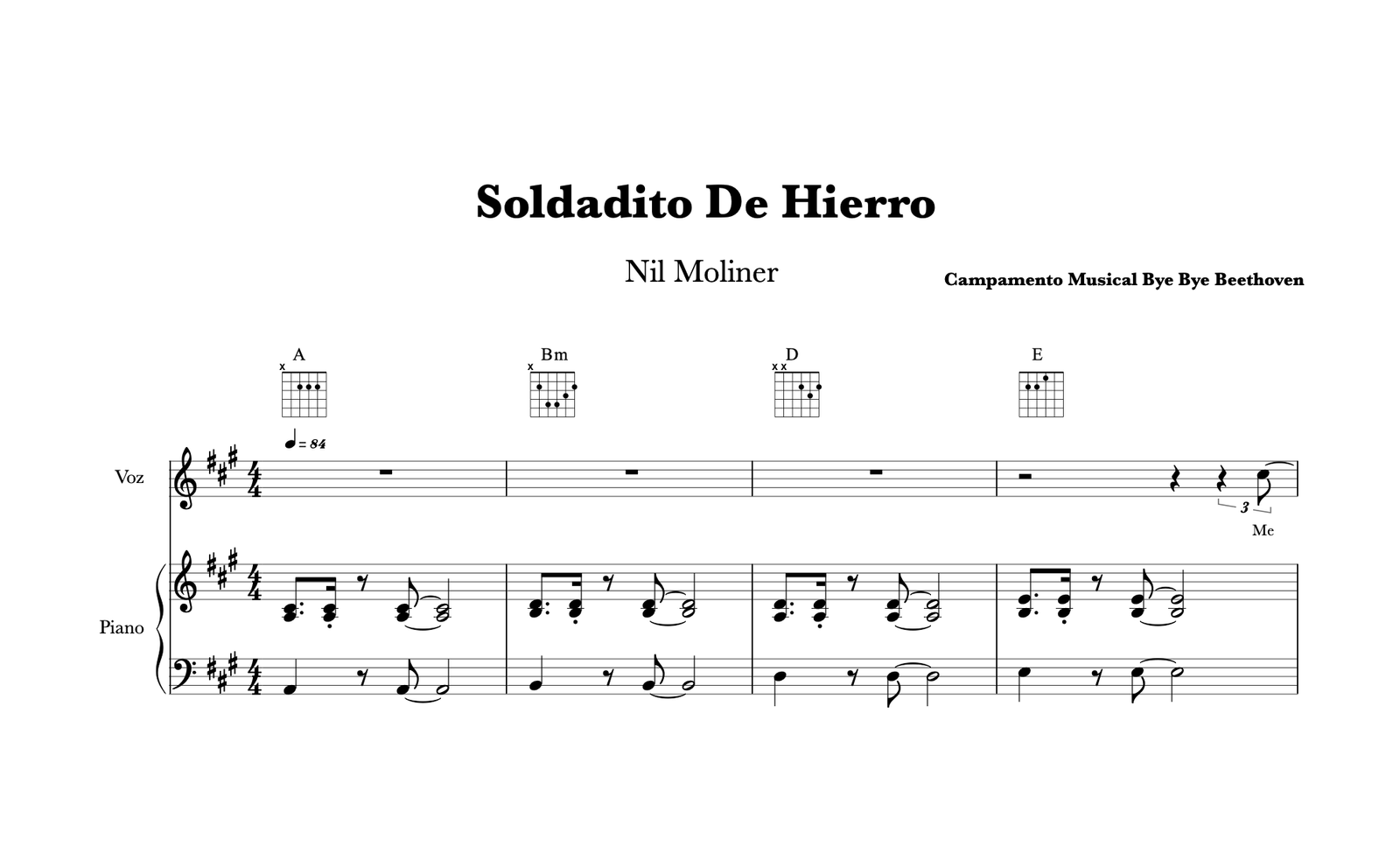 Pack de partituras gratis de Soldadito de Hierro de Nil Moliner para varios instrumentos