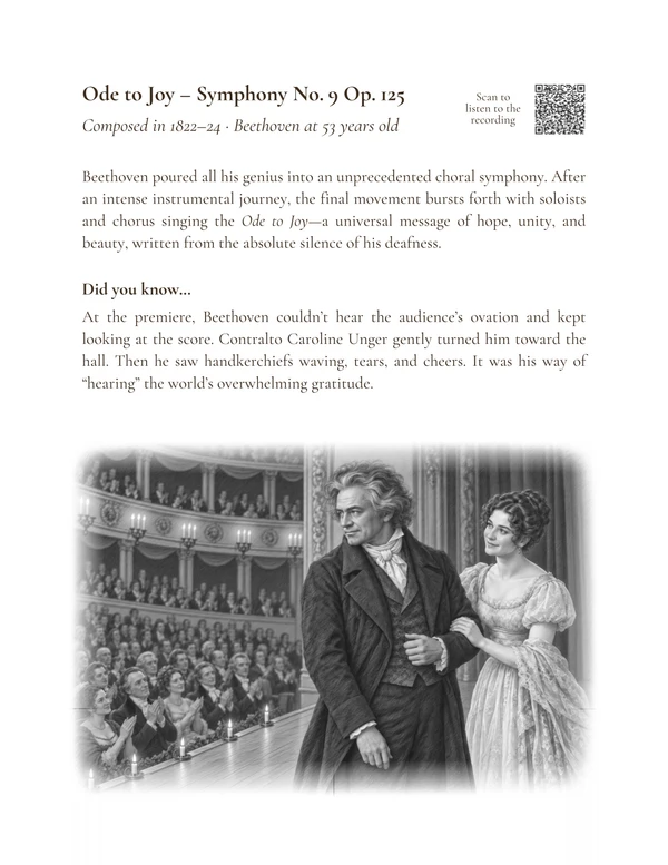 Ode to Joy – Symphony No. 9 Op. 125 — illustrated introduction in English