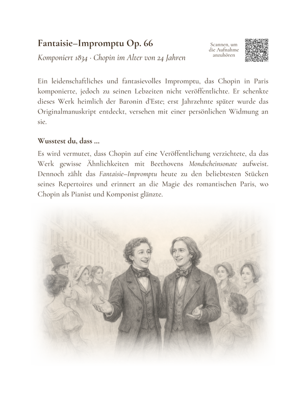Fantaisie-Impromptu op. 66 — illustrierte Einführung auf Deutsch